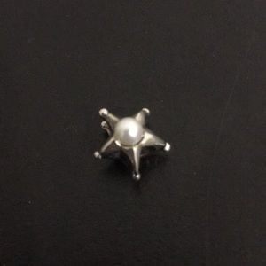 Trollbeads Silver Star with Pearl